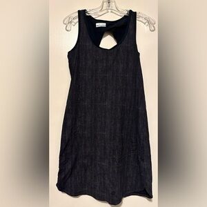 Columbia Dress Women Medium Sleeveless Outdoor Midi Hiking Hiker bluish black